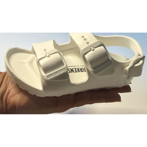 Birkenstock Milano EVA Kids Sandals White EU 27 US 9-9.5 Waterproof Lightweight - Picture 5 of 16